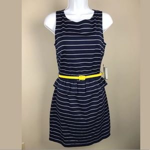 As U Wish Navy Dress Size S NWT